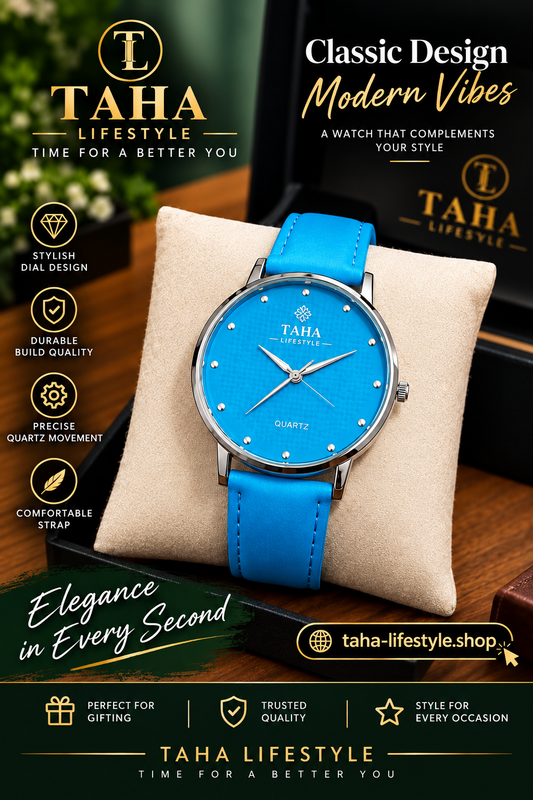 ⌚ Luxury Quartz Watch – Taha Lifestyle